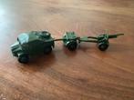 Dinky Toys, 25 pounder field gun set. Nrs 686-687-688, Ophalen of Verzenden, Zo goed als nieuw, Overige typen