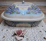 Vintage Italiaans cake blik, Eau de Parfum, Lavendel, Mimosa, Ophalen of Verzenden, Gebruikt, Overige, Overige merken