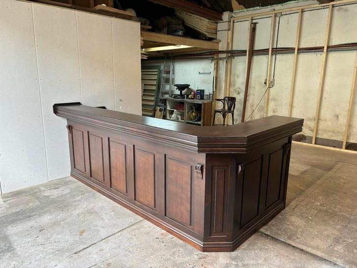 Op maat gemaakte bar - Horeca/Thuisbar, Huis en Inrichting, Barren, Gebruikt, Inclusief barstoelen, Ophalen of Verzenden