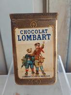 Antieke blikken reclame kalender Lombart chocolade uit 1906, Verzamelen, Merken en Reclamevoorwerpen, Ophalen of Verzenden, Zo goed als nieuw