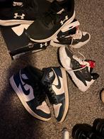 Air jordan 1 midnight navy,underarmour, jordan delta, Wit, Ophalen of Verzenden, Sneakers of Gympen, Gedragen