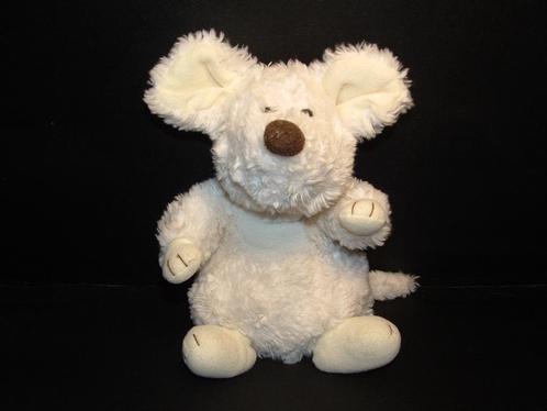 HAPPY HORSE MUIS MOUSE STANDY NR2 PLUCHE LANGHARIG ROOMWIT M, Kinderen en Baby's, Speelgoed | Knuffels en Pluche, Nieuw, Overige typen