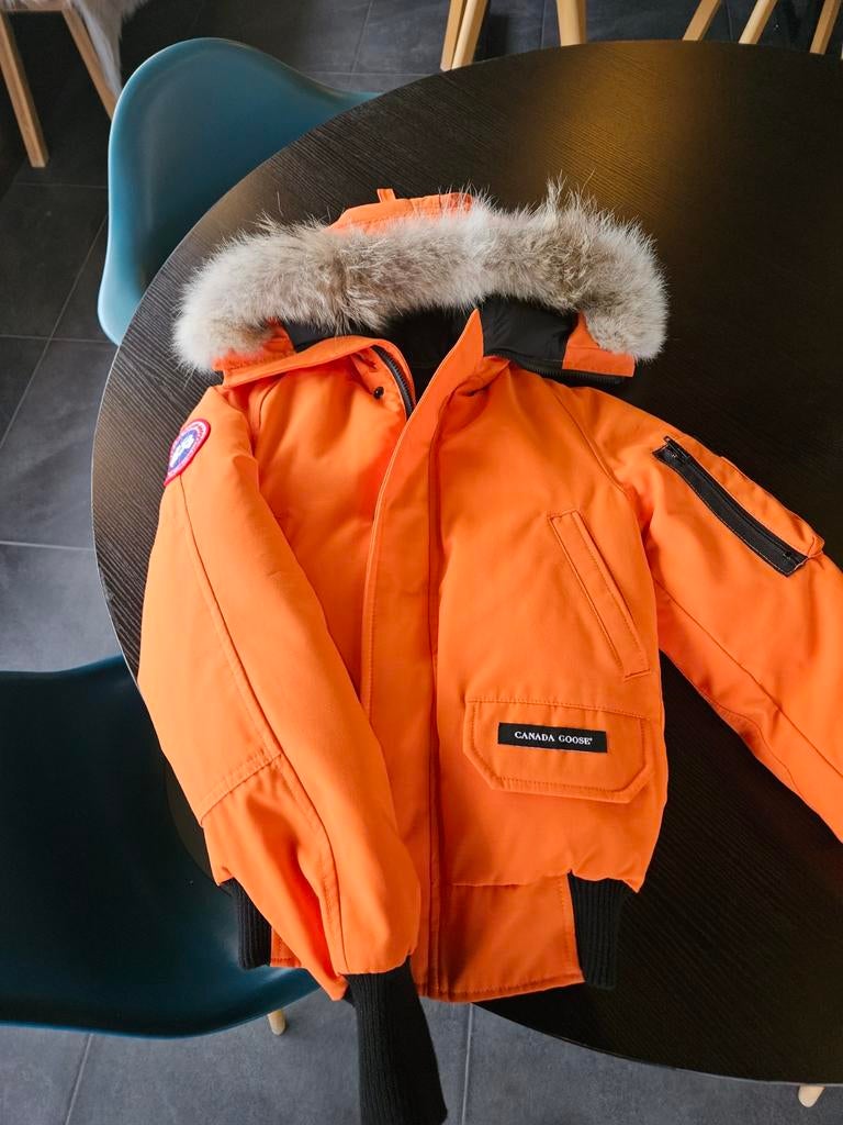 Canada goose maat xs voor kinderen, Kinderen en Baby's, Ophalen of Verzenden, Zo goed als nieuw, Jongen of Meisje, Jas