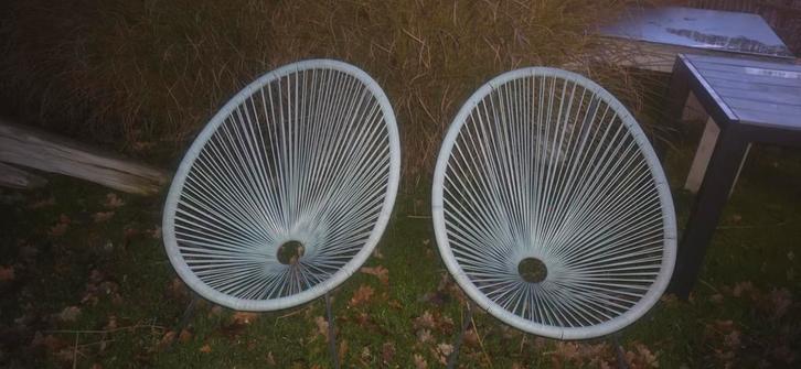 2 mooie design tuinstoelen, Tuin en Terras, Tuinsets en Loungesets, Ophalen