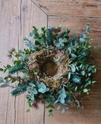 Decoratieve Krans met Groen, Huis en Inrichting, Woonaccessoires | Kransen, Ophalen of Verzenden, Zo goed als nieuw