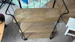 Bakkerskast op wielen, Huis en Inrichting, Tafels | Sidetables, Ophalen of Verzenden, Zo goed als nieuw, 25 tot 50 cm, Rechthoekig