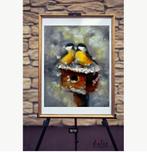 Olieverf schilderijen: tieten, Minder dan 50 cm, Oorspronkelijke maker, Verzenden, Nieuw