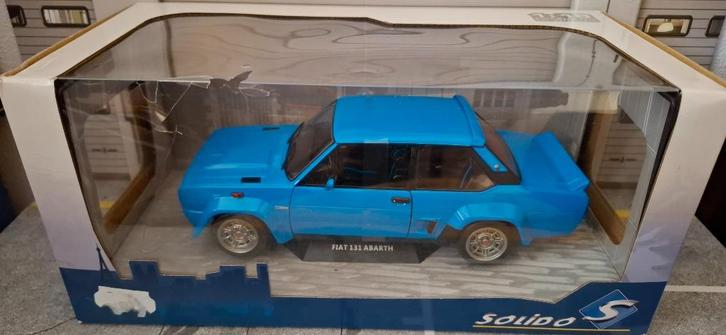 1.18 fiat 131 abarth, Hobby en Vrije tijd, Modelauto's | 1:18, Zo goed als nieuw, Auto, Solido, Ophalen of Verzenden