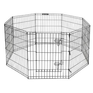Konijnenren Konijnen Ren Opvouwbaar Zwart 560 cm omtrek 92H beschikbaar voor biedingen