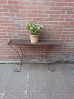Wandtafel metaal, Tuin en Terras, Tuintafels, Ophalen, Gebruikt, Rechthoekig, Metaal