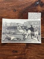 Voetbal krantenartikel Volewijckers Blauw Wit februari 1962, Ophalen of Verzenden, Gebruikt