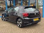 Volkswagen POLO 1.0 TSI R-Line 2018 AUT NAVI LM CARPLAY NAP!, Stof, Gebruikt, 116 pk, Zwart