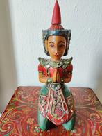 Prachtig Thais houtsnijwerk, beeld van een poortwachter, Antiek en Kunst, Verzenden