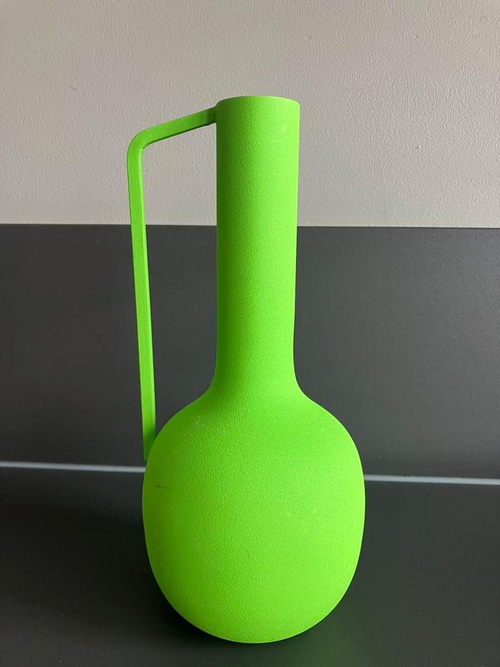 Vaas ‘Roman’ (Pols Potten) groen, Huis en Inrichting, Woonaccessoires | Vazen, Zo goed als nieuw, Groen, Minder dan 50 cm, Glas