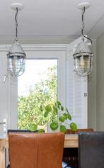 2x oude scheepslamp, Huis en Inrichting, Lampen | Hanglampen, Ophalen