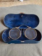 Antieke Knijpbril met Etui victoriaans ca 1900, Antiek en Kunst, Ophalen of Verzenden