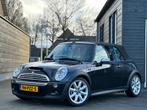 Leuke Mini Cooper S Cabrio 1.6 2006 Vol leder. Stoelverw, Auto's, Voorwielaandrijving, 65 €/maand, Zwart, 4 cilinders