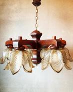 Vintage Murano glass tulips lamp, Gebruikt, Mid century modern, Niet ingevuld, 75 cm of meer
