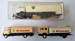 3 x Mercedes benz BP truck 1:87, Ophalen of Verzenden, Zo goed als nieuw, Bus of Vrachtwagen