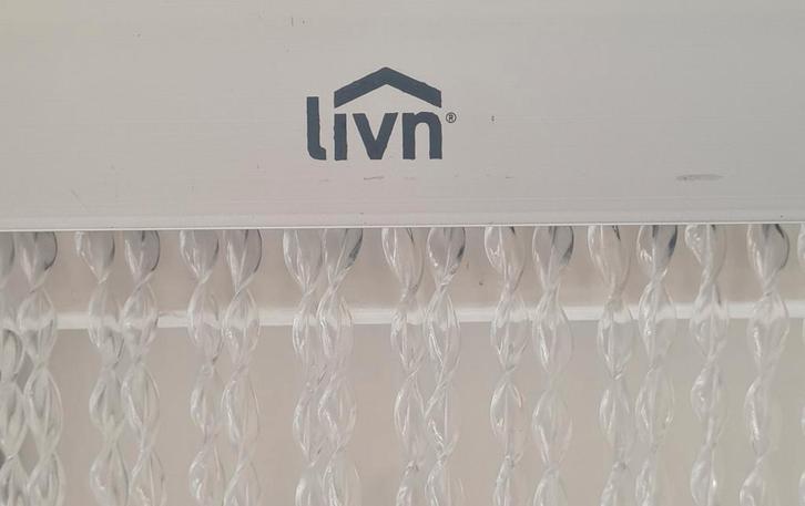 LIVN deurgordijn / vliegen gordijn "twinkle" transparant, Doe-het-zelf en Verbouw, Deuren en Horren, Zo goed als nieuw, Binnendeur