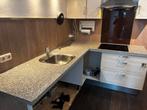 Aanrechtblad & kookplaat en afzuigkap, Ophalen, Gebruikt, Composiet, Hoekkeuken