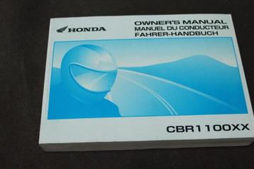 Honda CBR1100XX 2001 motorcycle owner's manual  CBR 1100 beschikbaar voor biedingen