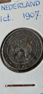 Nederland 1 cent 1907 FDC kwaliteit zie foto's, Postzegels en Munten, Munten | Nederland, Ophalen of Verzenden, Koningin Wilhelmina