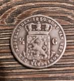 Halve gulden 1850 vals, Postzegels en Munten, Munten | Nederland, Ophalen of Verzenden