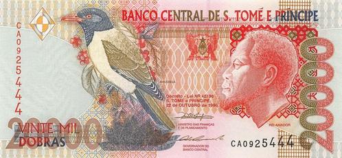 St. Thomas en Prince 20.000 Dobras 1996 Unc, Pn 67a, Postzegels en Munten, Bankbiljetten | Afrika, Los biljet, Overige landen