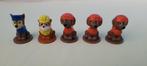Paw Patrol - hondjes Chase - Rubble - Zuma (3x) - 4 cm, Ophalen of Verzenden, Gebruikt