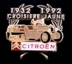 Citroën Croiserie Jaune pin 1932-1992, Nieuw, Transport, Speldje of Pin, Verzenden