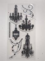 Clear stamp; "kroonluchters", Ophalen of Verzenden, Zo goed als nieuw, Clearstamp