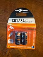 Ansmann CR123A 3V Lithium Batterijen - 2 Stuks Nieuw, Audio, Tv en Foto, Accu's en Batterijen, Ophalen, Nieuw