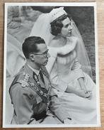 Huwelijksfoto koning Boudewijn en koningin Fabiola België, Verzenden, Kaart, Foto of Prent