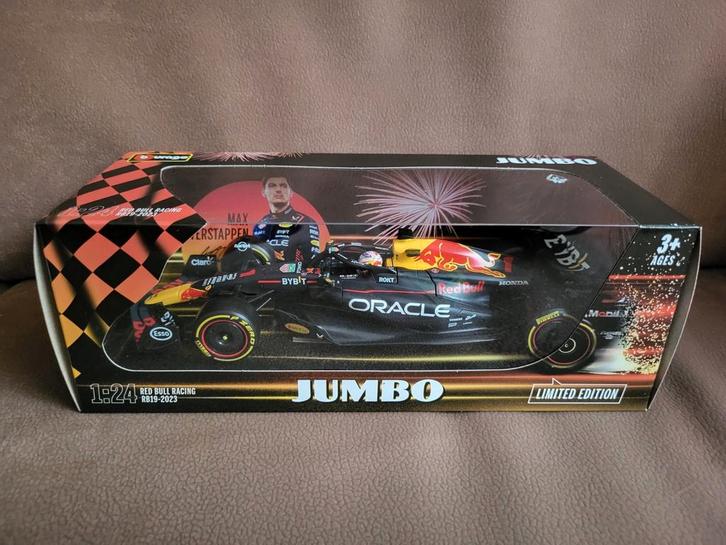 Max Verstappen Red Bull Racing Model Auto WD-027, Hobby en Vrije tijd, Modelauto's | 1:24, Zo goed als nieuw, Bburago, Ophalen of Verzenden