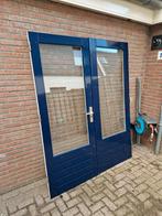 Hardhouten tuindeuren, Ophalen, Gebruikt, 80 tot 100 cm, Buitendeur