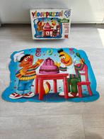 Sesamstraat Bert en Ernie vloerpuzzel 15 stukjes, Ophalen of Verzenden, 10 tot 50 stukjes