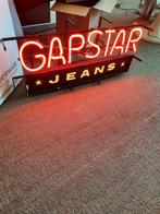 Gstar  jeans neon, Verzamelen, Merken en Reclamevoorwerpen, Ophalen, Gebruikt, Lichtbak of (neon) lamp