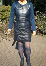 Arma overgooier met schapenleer. Blauw. Mt.42. Als nieuw., Kleding | Dames, Jurken, Blauw, Arma, Maat 42/44 (L), Ophalen of Verzenden