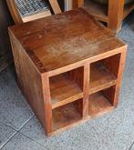 Vintage acacia houten tafeltje, wijnrek.
Made in India., Ophalen, Zo goed als nieuw, Hout, Minder dan 50 cm