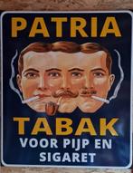 Patria tabak emaillen reclame bord retro cafe bar decoratie, Verzamelen, Merken en Reclamevoorwerpen, Reclamebord, Ophalen of Verzenden