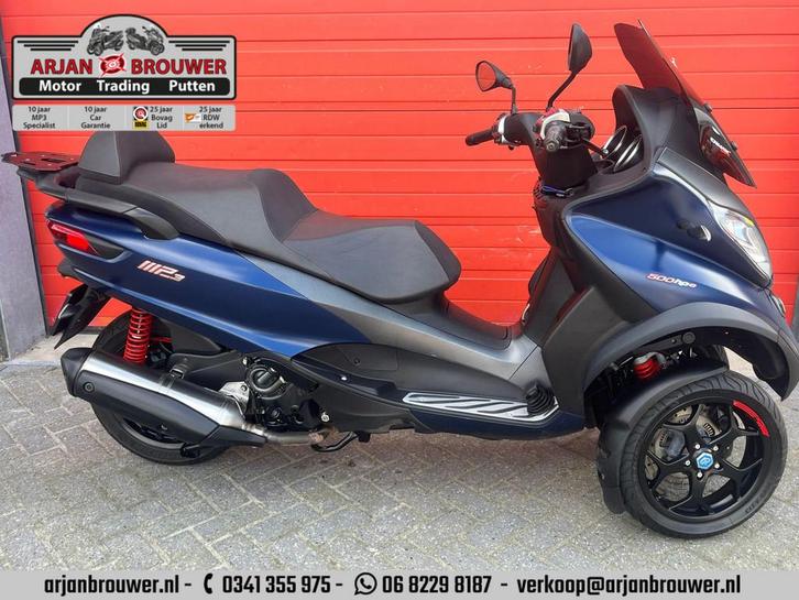 Piaggio 500 MP3 HPE Sport Advanced, Motoren, Motoren | Piaggio, Bedrijf, Scooter, 12 t/m 35 kW, ABS, LED Verlichting, Traction Control