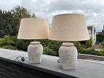 2x Light&Living Lampvoet + Lampenkap karwei La Dolce Vita, Ophalen, Ibiza / landelijk / beach, 25 tot 50 cm, Zo goed als nieuw