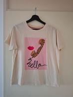 Leuk T-shirt met print - Maat M, Kleding | Dames, Ophalen of Verzenden, Zo goed als nieuw, Maat 38/40 (M), Korte mouw