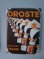 Emaille reclame bordje Droste cacao   deurpostje, Verzamelen, Ophalen of Verzenden, Zo goed als nieuw