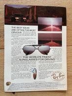 Ray-Ban originele advertentie 1989, Verzamelen, Ophalen of Verzenden, Gebruikt, Overige typen