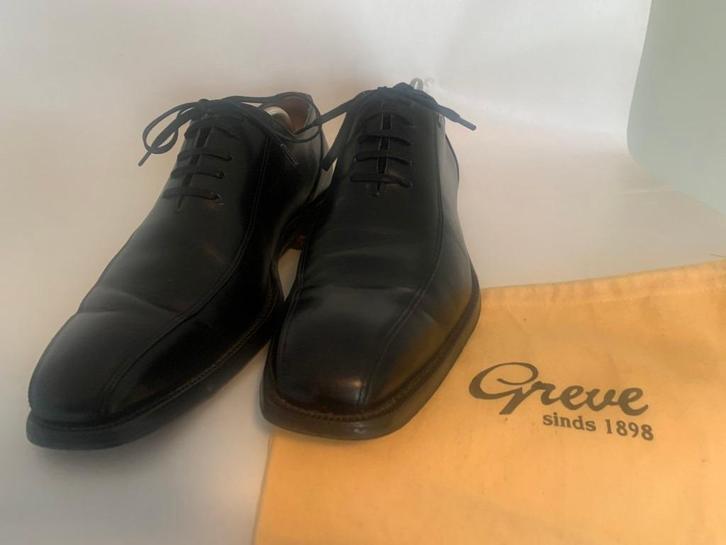 Greve lage nette veter schoenen, 11 G / 46 , kleur ZWART, Kleding | Heren, Schoenen, Zo goed als nieuw, Veterschoenen, Zwart, Ophalen of Verzenden