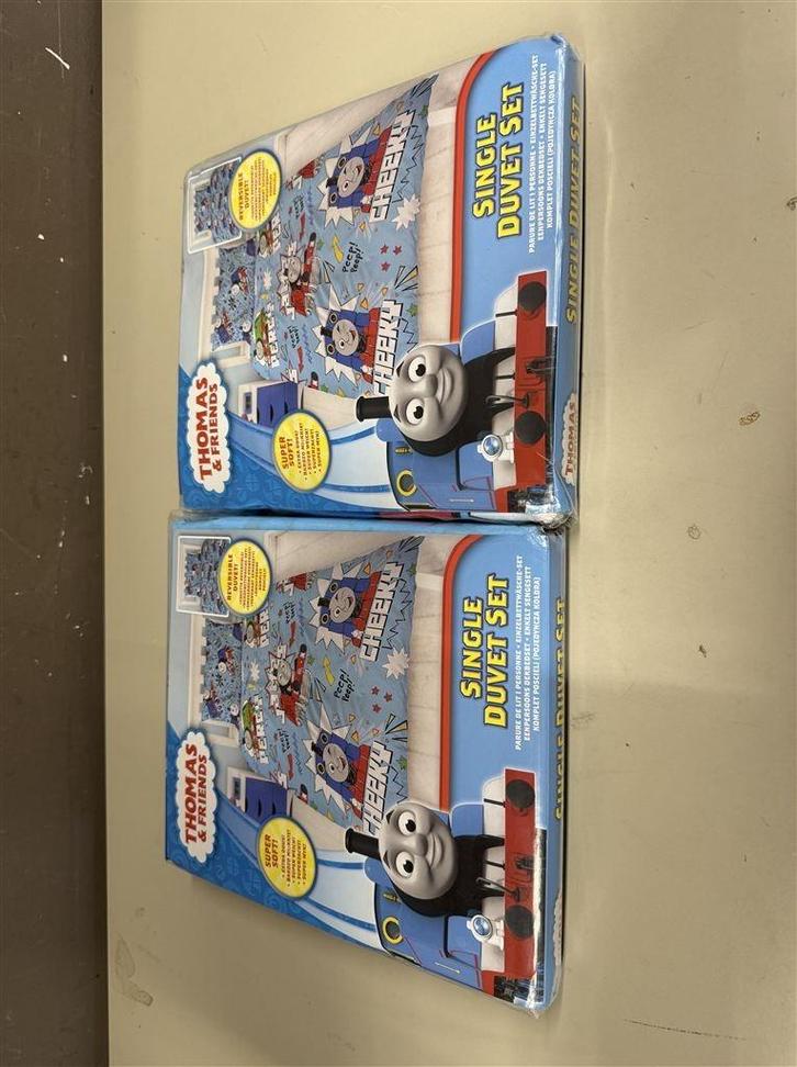 thomas de trein - Eenpersoons dekbed omkeerbaar - twee stuks, Huis en Inrichting, Slaapkamer | Beddengoed, Nieuw, Dekbedovertrek