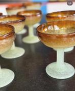 Glazen dessertcoupes muranoglas, stukprijs, Ophalen of Verzenden
