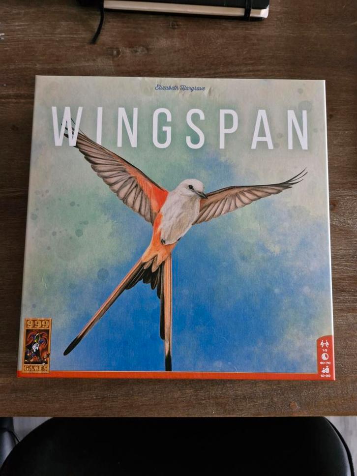 Wingspan - Bordspel voor Vogelliefhebbers!, Hobby en Vrije tijd, Gezelschapsspellen | Bordspellen, Zo goed als nieuw, Een of twee spelers